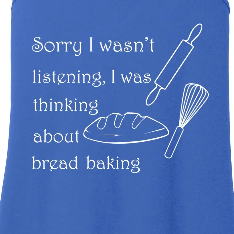 Thinking About Bread Baking Funny Cooking Chef Gift Ladies Essential Tank