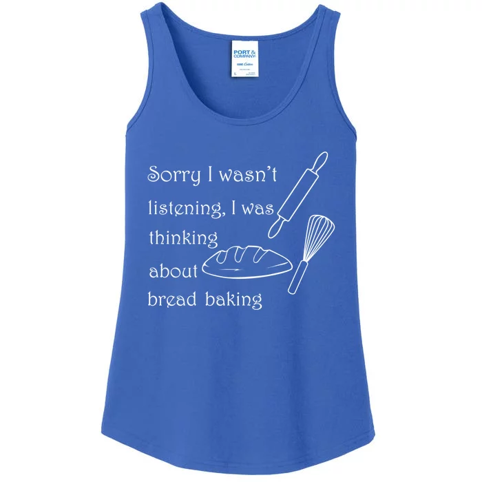 Thinking About Bread Baking Funny Cooking Chef Gift Ladies Essential Tank