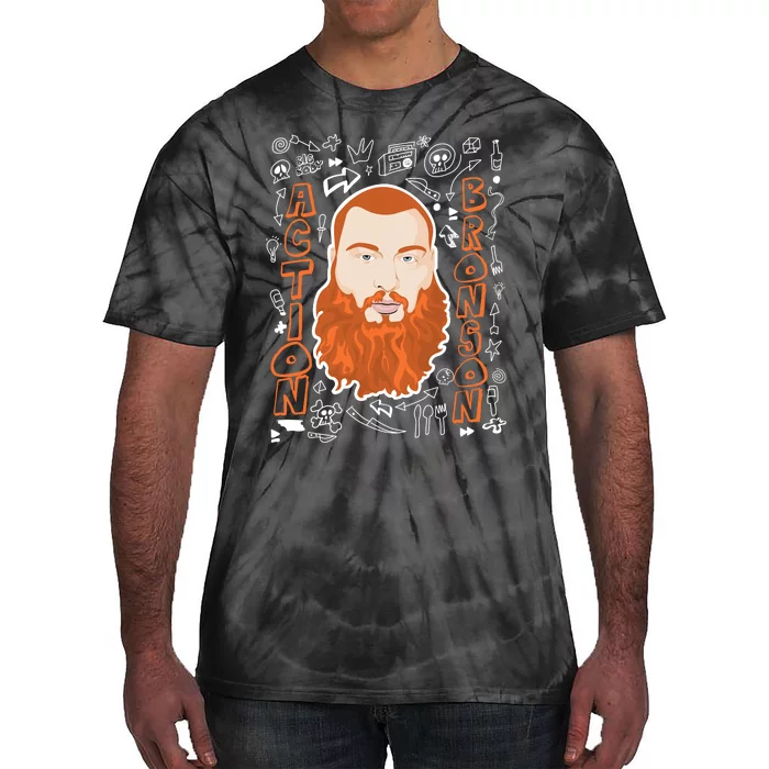 The Action Bronson Cool Vector Design Tie-Dye T-Shirt