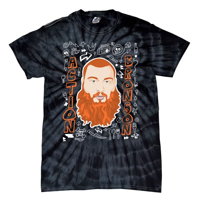 The Action Bronson Cool Vector Design Tie-Dye T-Shirt