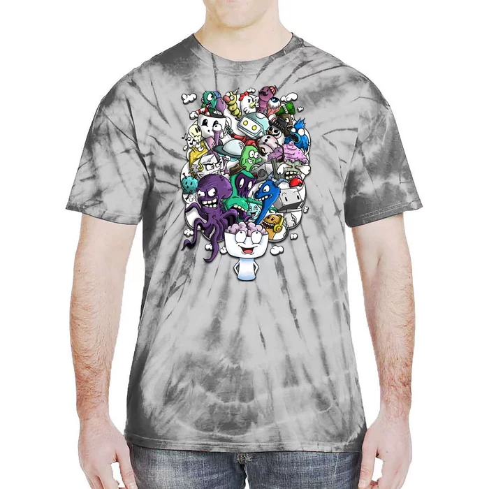 The Artist Brain Tie-Dye T-Shirt