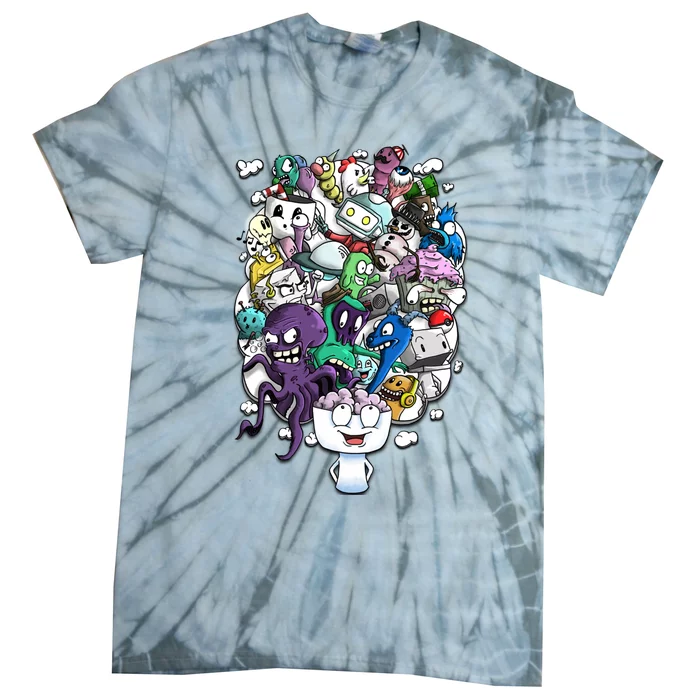 The Artist Brain Tie-Dye T-Shirt