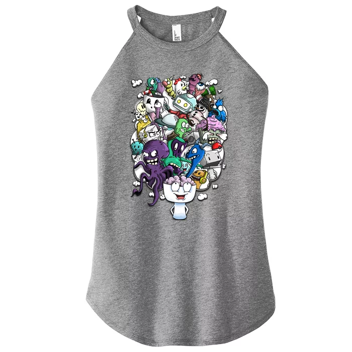 The Artist Brain Women’s Perfect Tri Rocker Tank