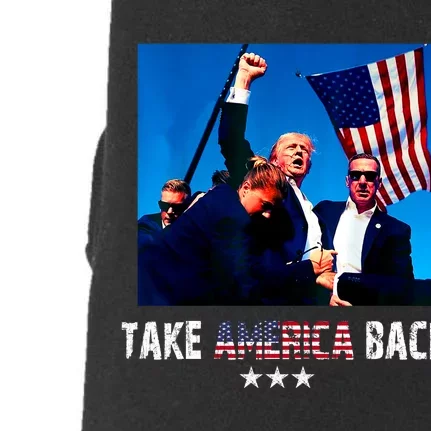 Take America Back | Trump 2024 Doggie 3-End Fleece Hoodie