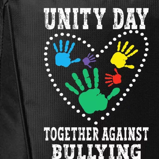 Together Against Bullying Orange Anti Bully Unity Day City Backpack