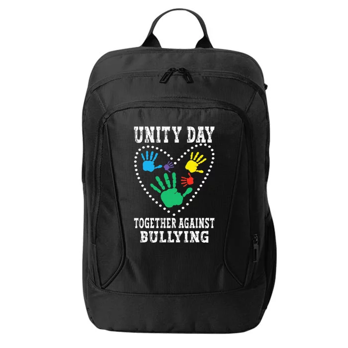 Together Against Bullying Orange Anti Bully Unity Day City Backpack