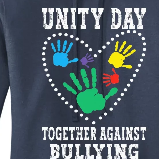 Together Against Bullying Orange Anti Bully Unity Day Women's Pullover Hoodie