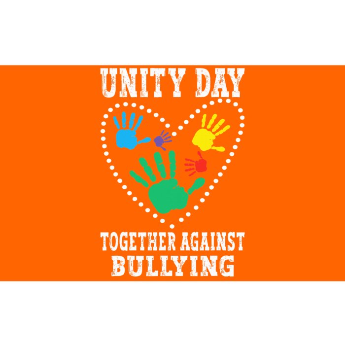 Together Against Bullying Orange Anti Bully Unity Day Bumper Sticker