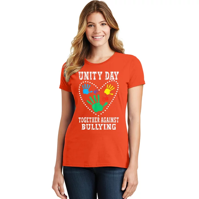 Together Against Bullying Orange Anti Bully Unity Day Women's T-Shirt