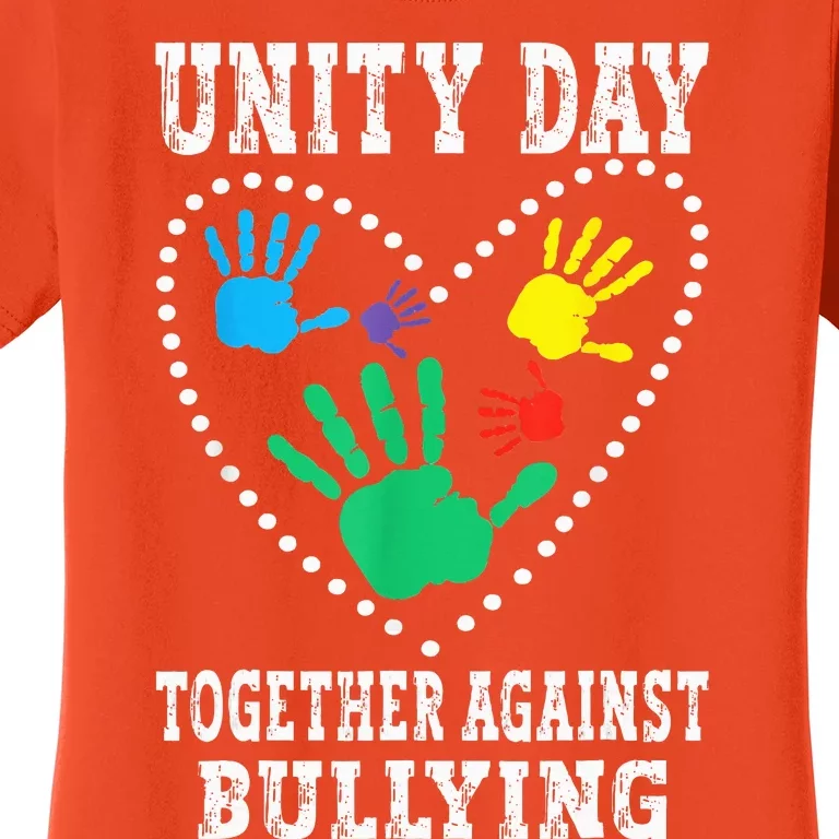 Together Against Bullying Orange Anti Bully Unity Day Women's T-Shirt