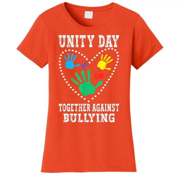 Together Against Bullying Orange Anti Bully Unity Day Women's T-Shirt