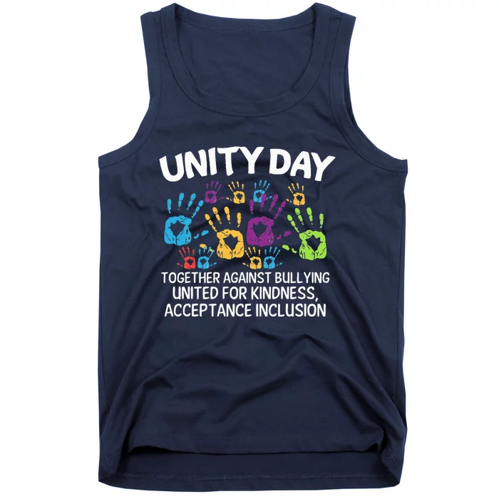 Together Against Bullying Orange Anti Bullying Unity Day Tank Top