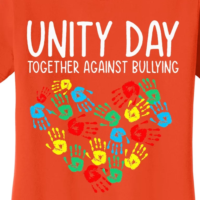 Together Against Bullying Unity Day Kindness Day Orange Women's T-Shirt