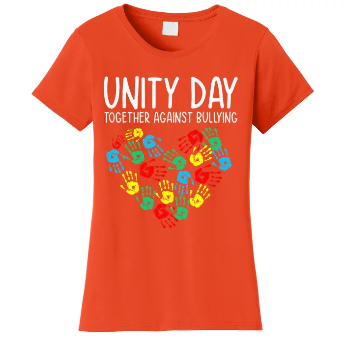 Together Against Bullying Unity Day Kindness Day Orange Women's T-Shirt