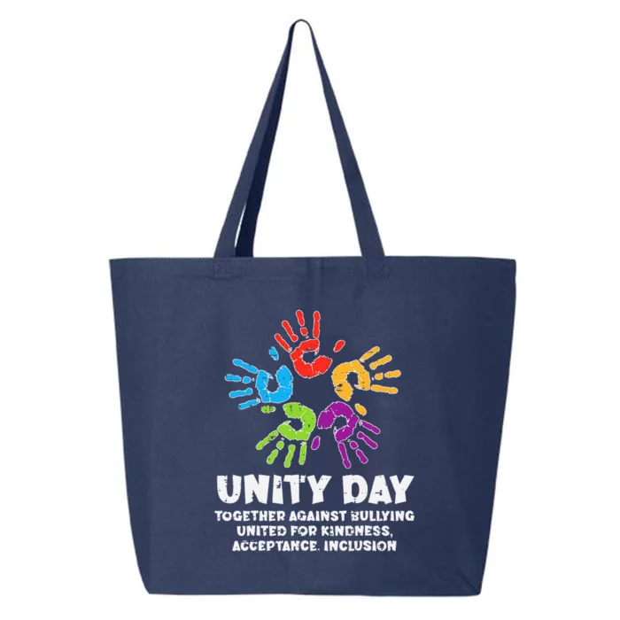 Together Against Bullying Orange Anti Bullying Unity Day 25L Jumbo Tote