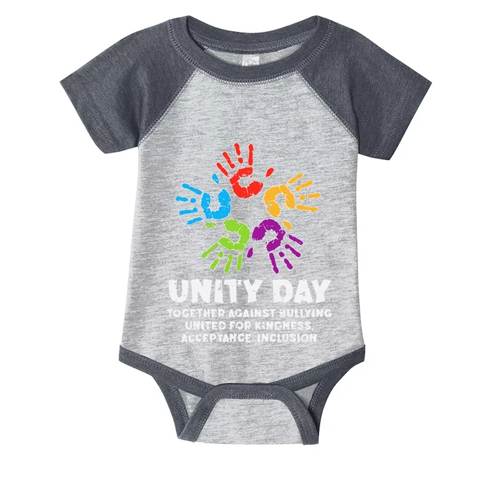 Together Against Bullying Orange Anti Bullying Unity Day Infant Baby Jersey Bodysuit