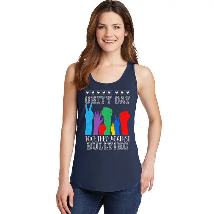 Together Against Bullying Orange Anti Bully Unity Day Ladies Essential Tank