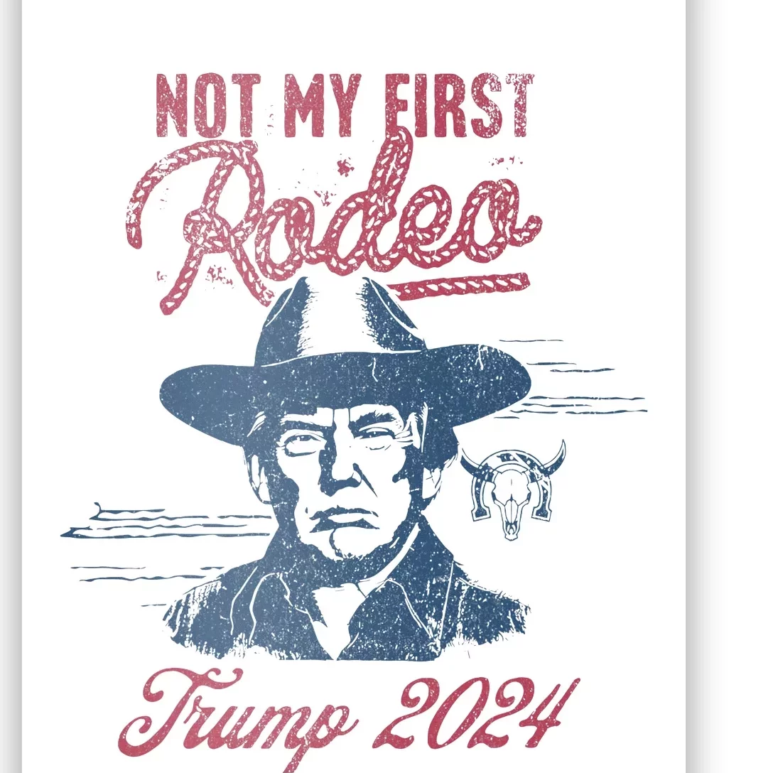 Take America Back Trump Cowboy Rodeo Election 2024 Poster