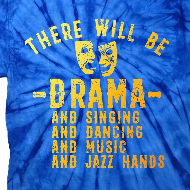 Theater Actor Broadway Tie-Dye T-Shirt