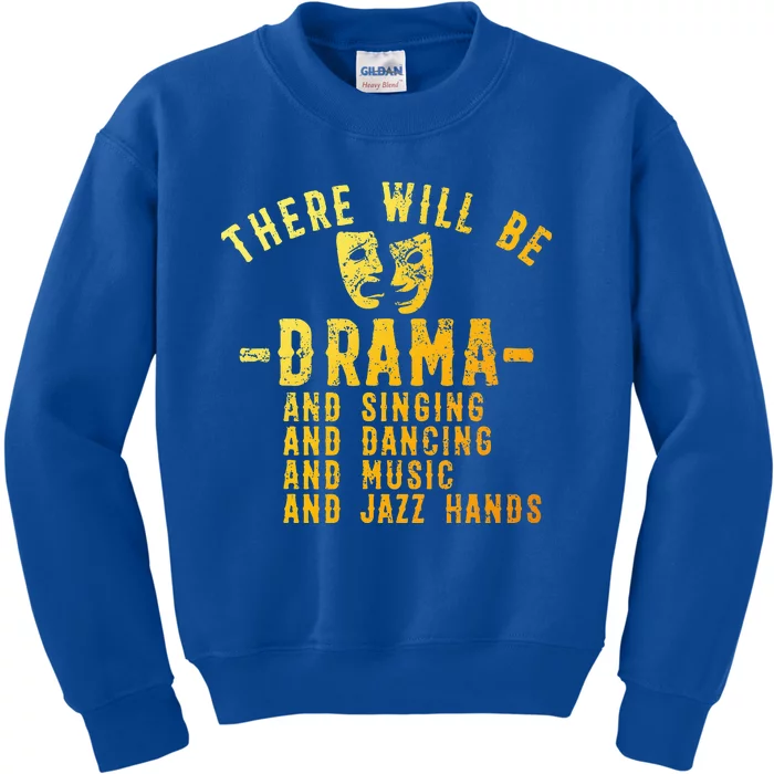 Theater Actor Broadway Kids Sweatshirt