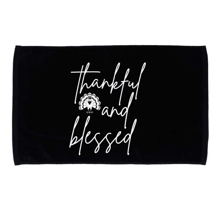 Thankful And Blessed Microfiber Hand Towel