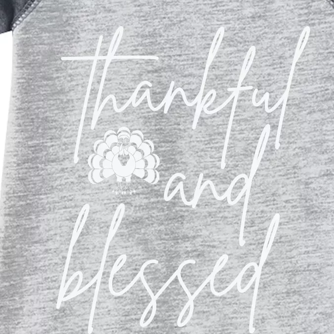 Thankful And Blessed Infant Baby Jersey Bodysuit