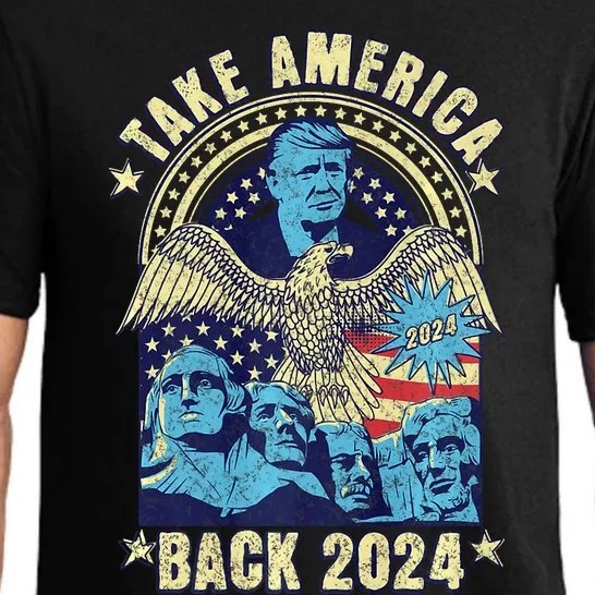 Take America Back 2024 Drain The Swamp Election 2024 Pajama Set