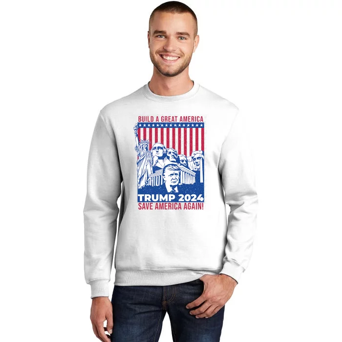 Take America Back 2024 Drain The Swamp Election Pro Trump 2024 Sweatshirt