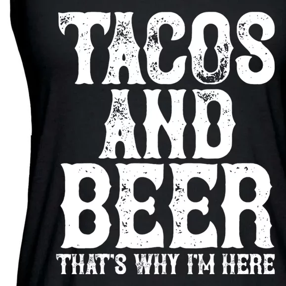 Tacos And Beer Drinking Drunk Cinco De Mayo Ladies Essential Flowy Tank