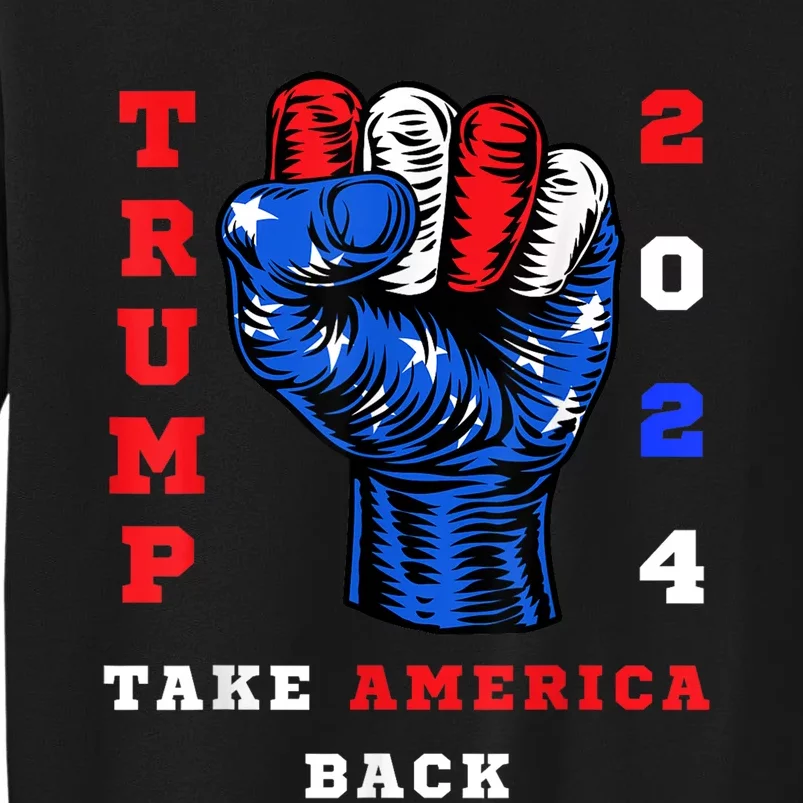 Take America Back Trump 2024 Maga Republicans Patriotic Sweatshirt