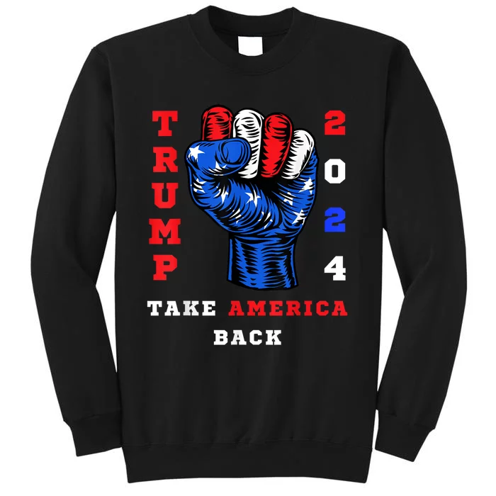 Take America Back Trump 2024 Maga Republicans Patriotic Sweatshirt