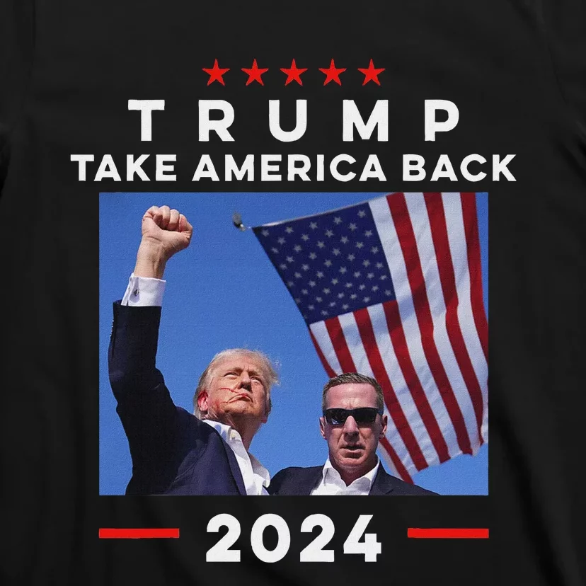 Take America Back Again Survivor Rally Design T-Shirt