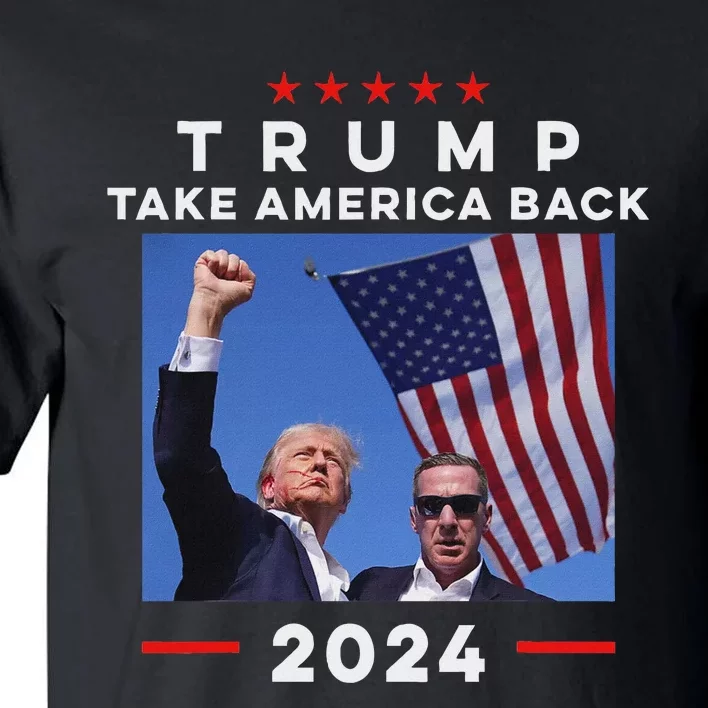 Take America Back Again Survivor Rally Design Tall T-Shirt