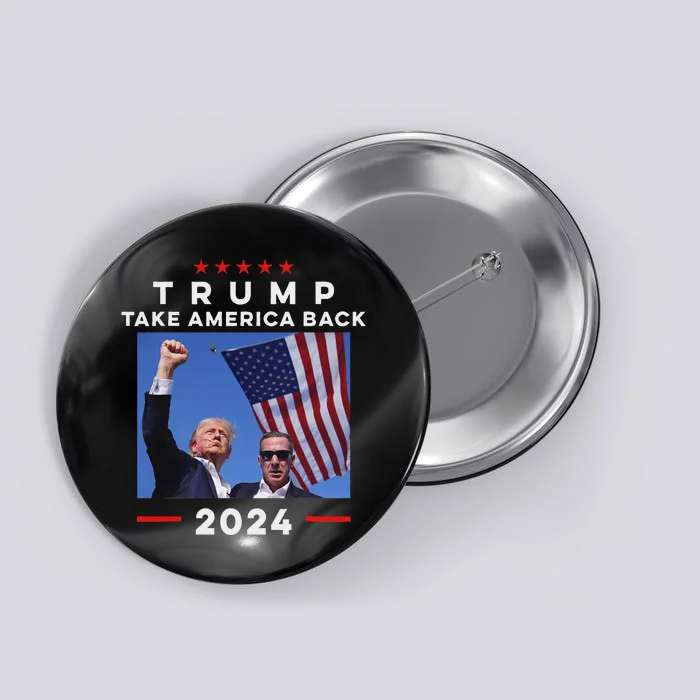 Take America Back Again Survivor Rally Design Button