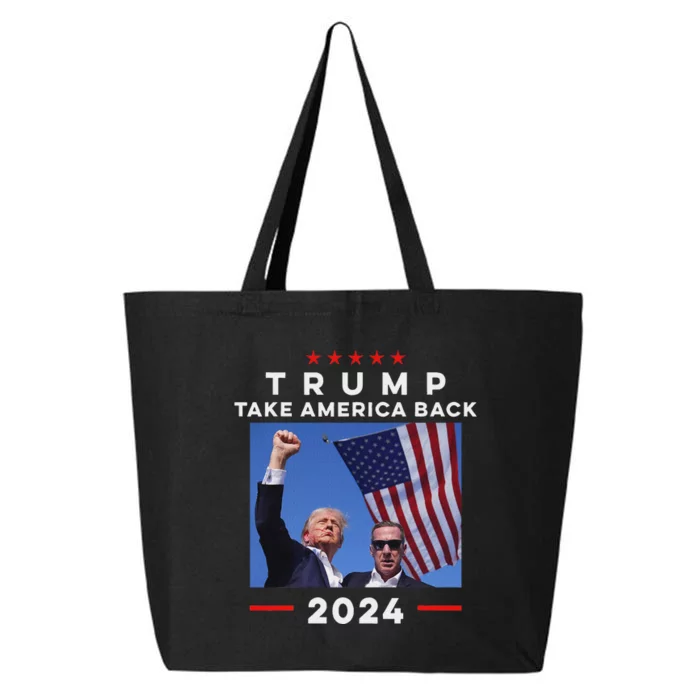 Take America Back Again Survivor Rally Design 25L Jumbo Tote