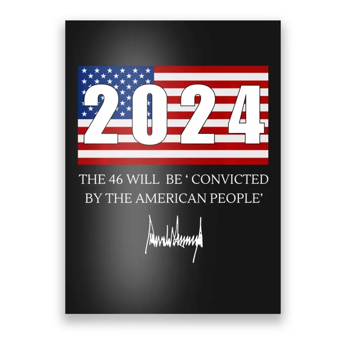 Take America Back Election 2024 American Flag Maga Poster