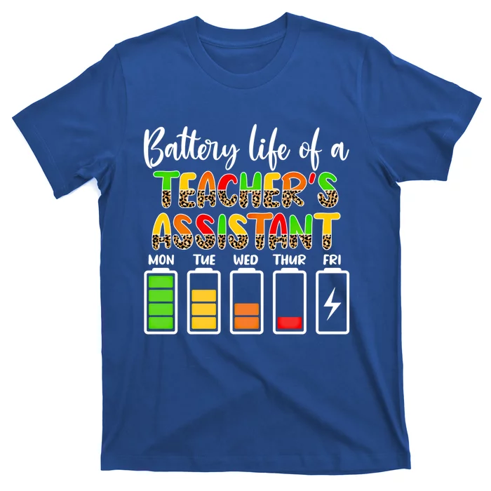 Teaching Assistant Battery Life Assistant Teacher Gift T-Shirt