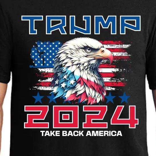 Take America Back Trump 2024 Pajama Set