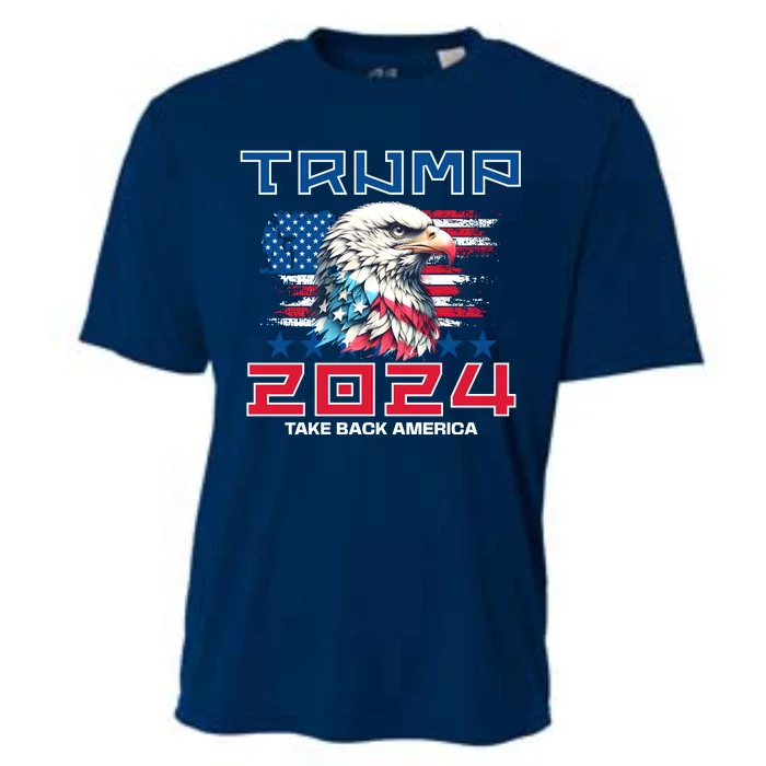 Take America Back Trump 2024 Cooling Performance Crew T-Shirt