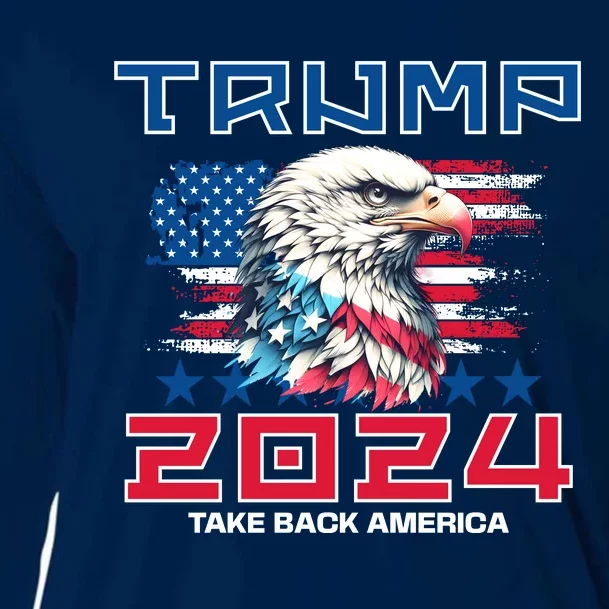 Take America Back Trump 2024 Cooling Performance Long Sleeve Crew