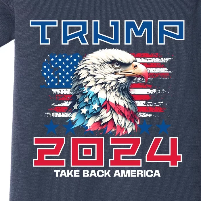 Take America Back Trump 2024 Baby Bodysuit