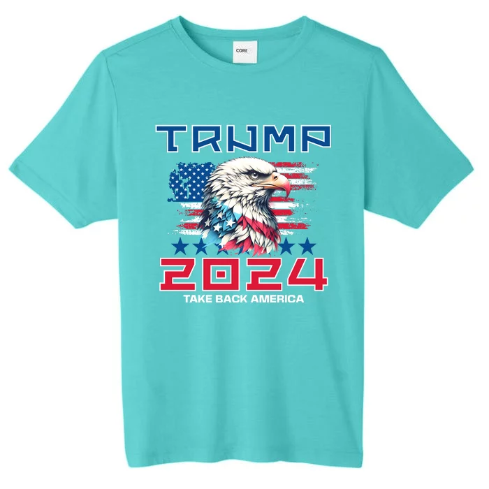 Take America Back Trump 2024 ChromaSoft Performance T-Shirt