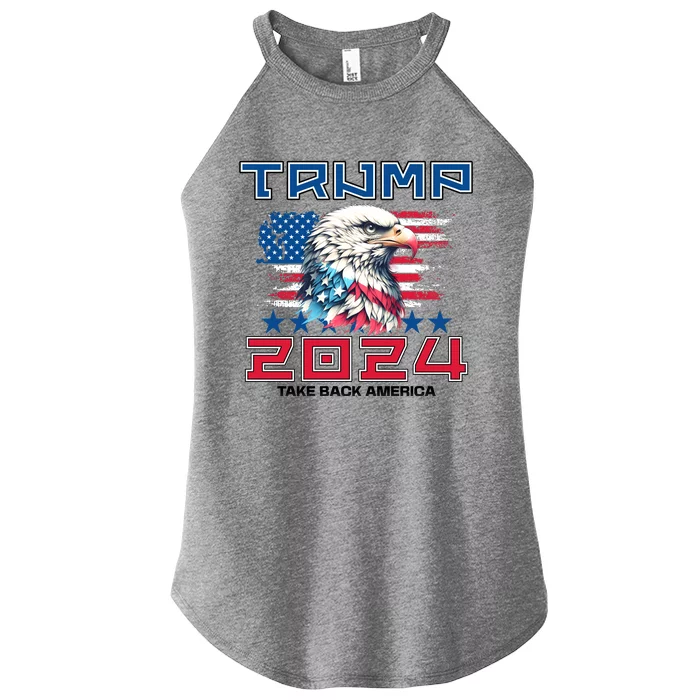 Take America Back Trump 2024 Women’s Perfect Tri Rocker Tank