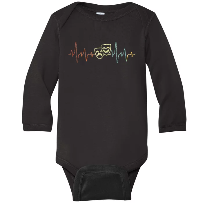 Theatre Actor Broadway Musical Theater Nerd Baby Long Sleeve Bodysuit