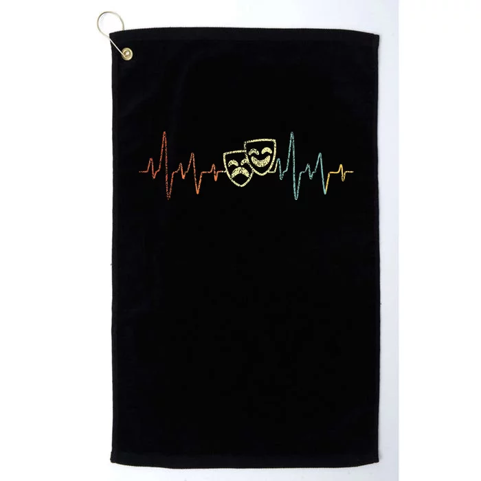 Theatre Actor Broadway Musical Theater Nerd Platinum Collection Golf Towel