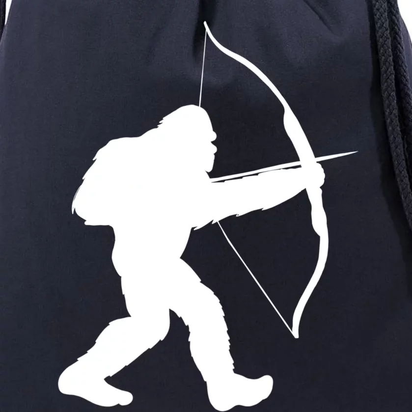 Traditional Archery Bigfoot Recurve Bow Lovers Cool Gift Drawstring Bag