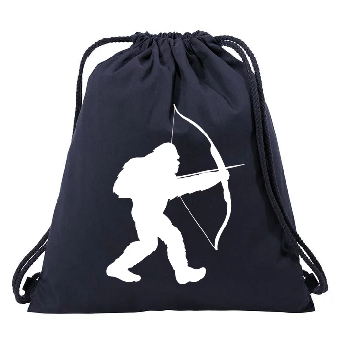 Traditional Archery Bigfoot Recurve Bow Lovers Cool Gift Drawstring Bag