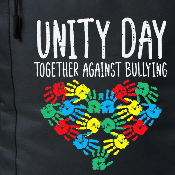 Together Against Bullying Unity Day Orange Anti Bully Daily Commute Backpack