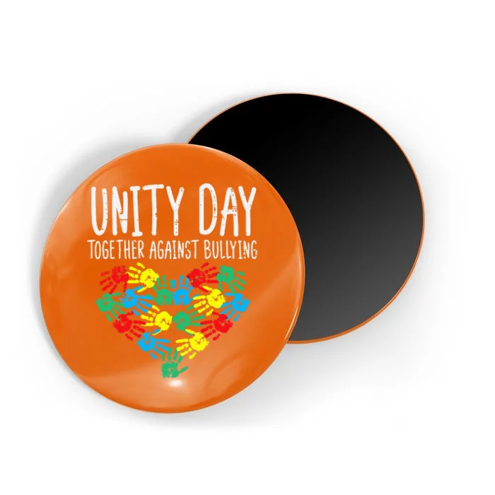 Together Against Bullying Unity Day Orange Anti Bully Magnet