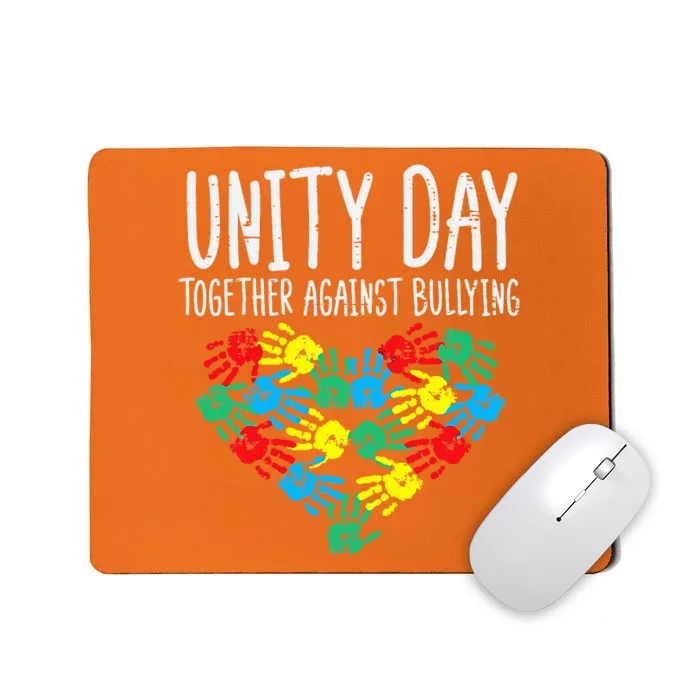 Together Against Bullying Unity Day Orange Anti Bully Mousepad